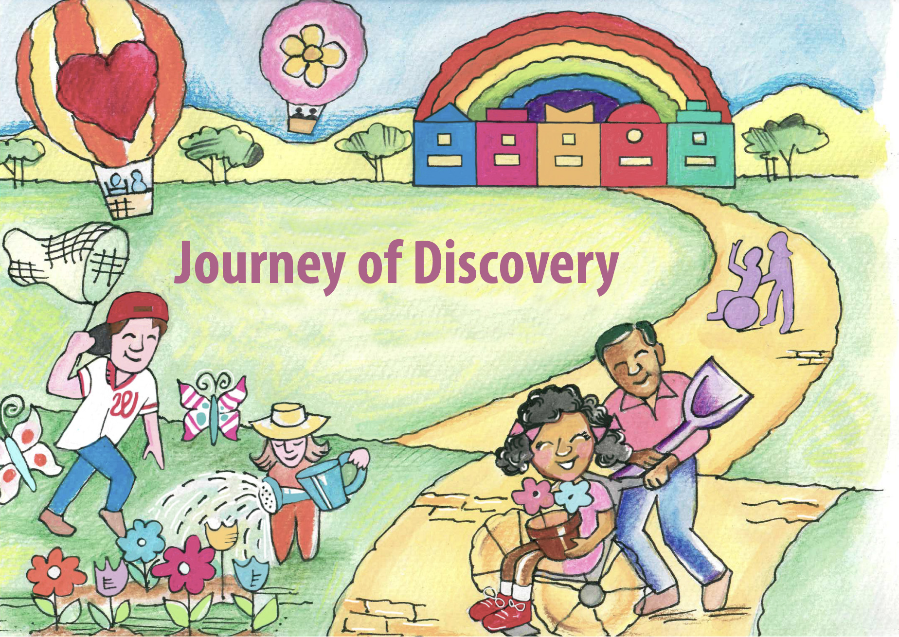 journey of discovery illustration