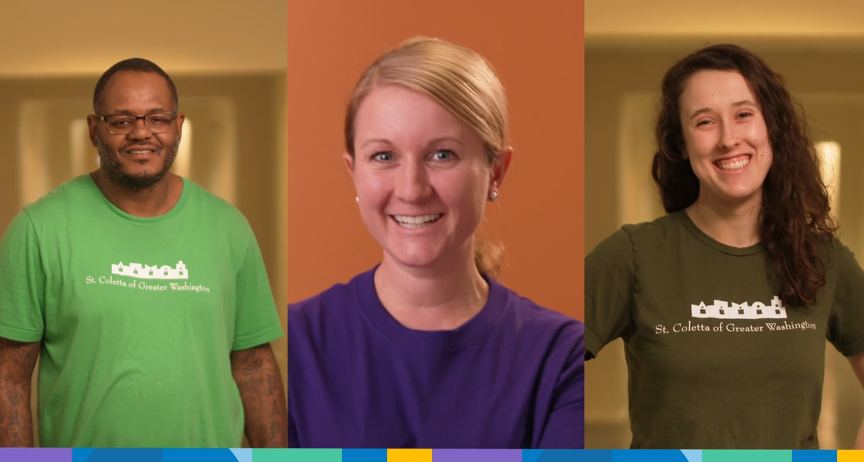 school staff from promotional video