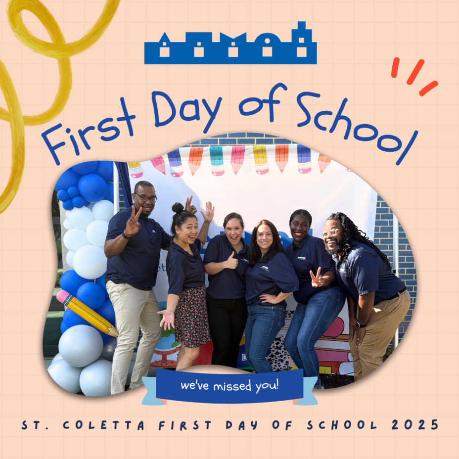 first day of school at st coletta 2025
