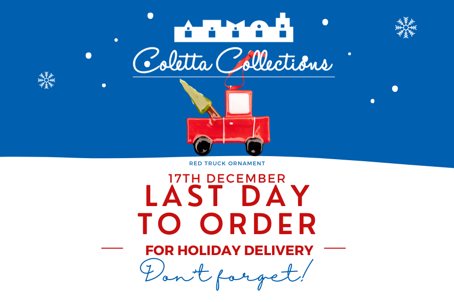 last day to ship DEC 17th