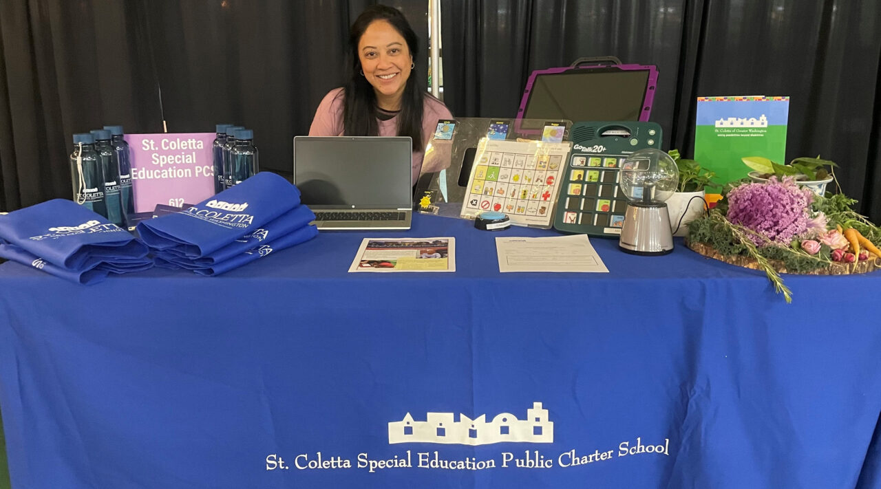 staff at edfest table