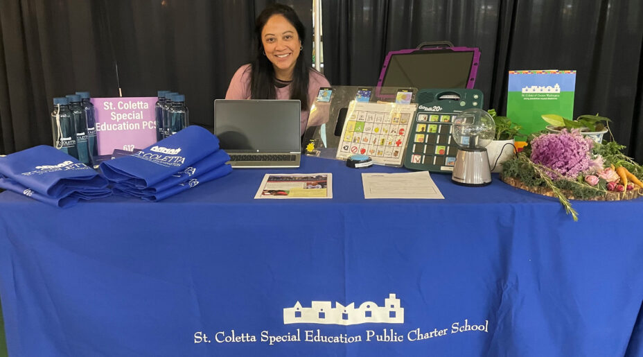 staff at edfest table